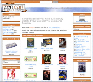 Zen Cart Web Hosting